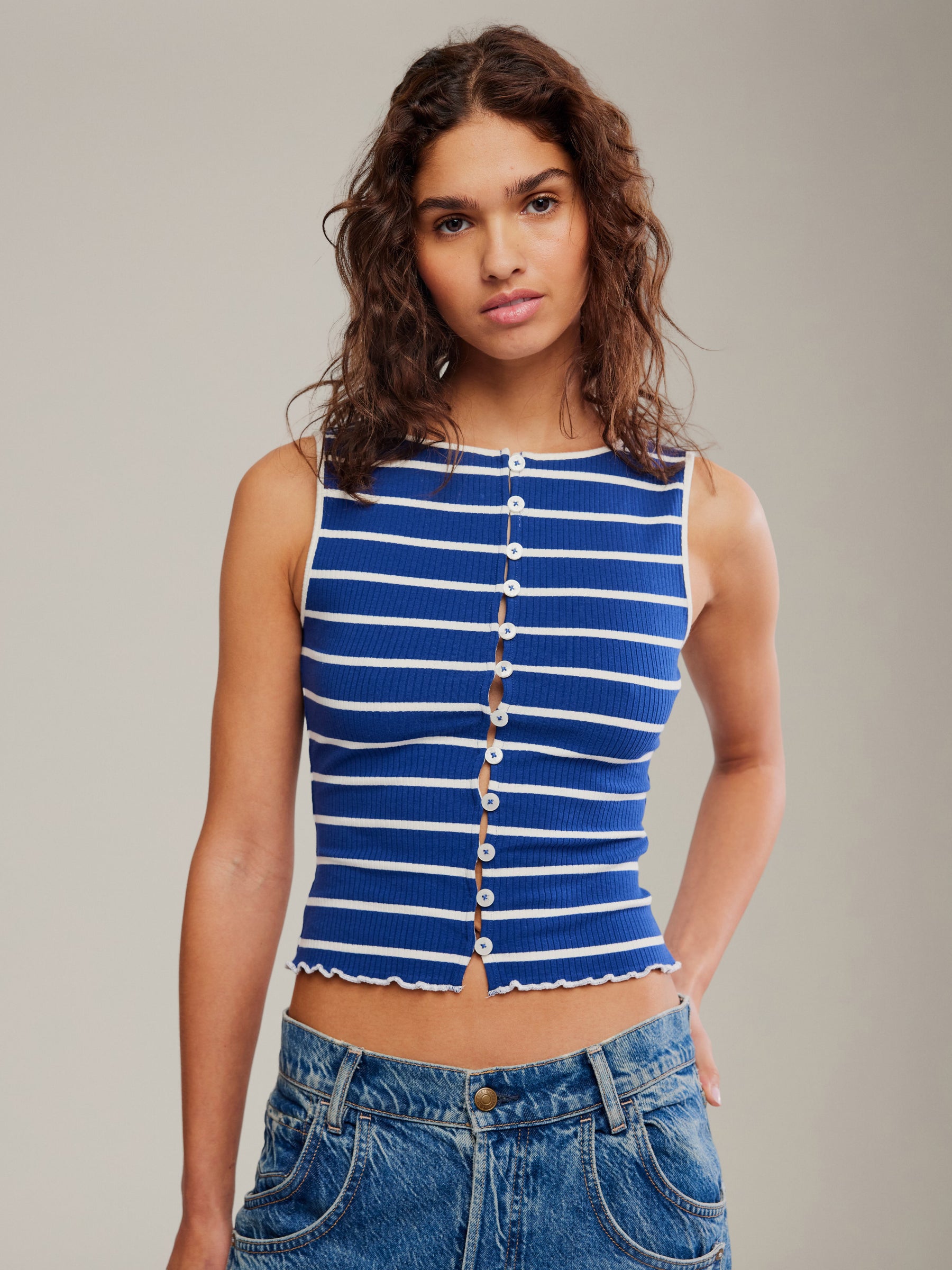 FREE PEOPLE - Tilly Striped Tank - 