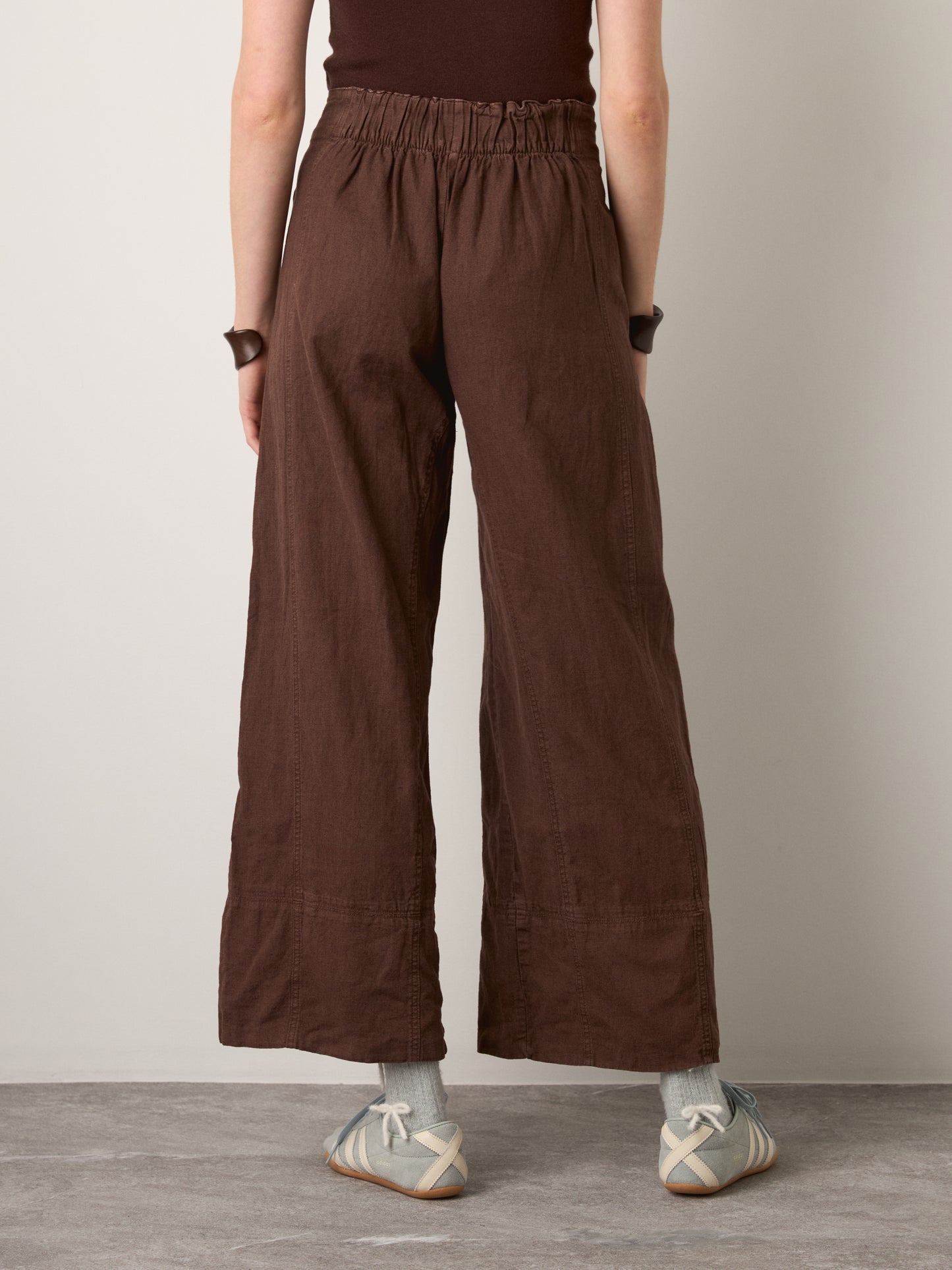 FREE PEOPLE - Day's End Linen Pull On Pant - 