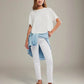 FREE PEOPLE - Elsie Swing T-Shirt - Whisper White
