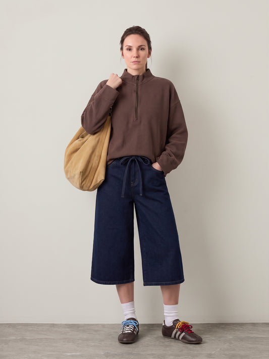 FREE PEOPLE - Celeste Quarter-Zip Top - 