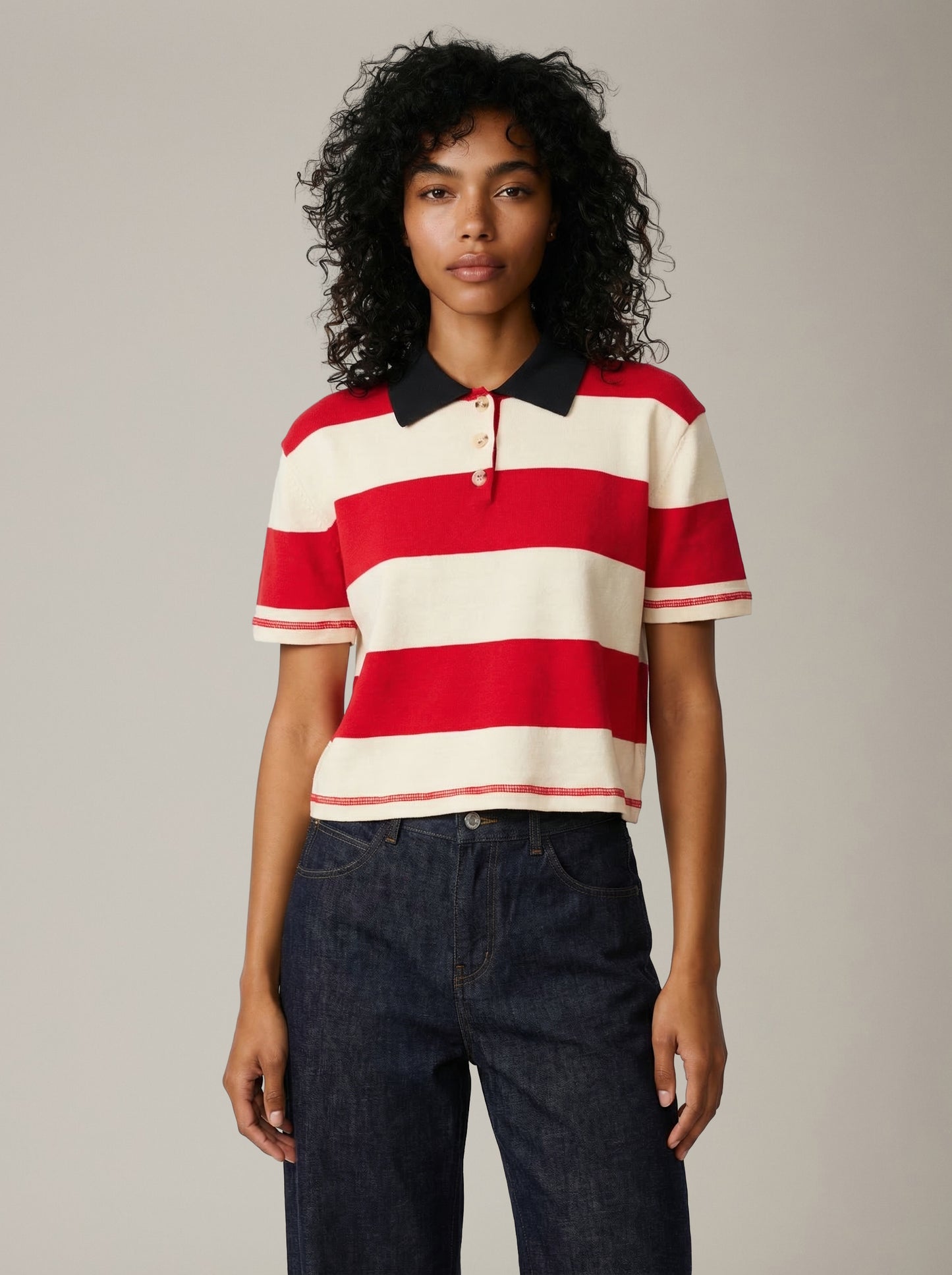 JOHN & JENN - Angelo Stripe Polo - 
