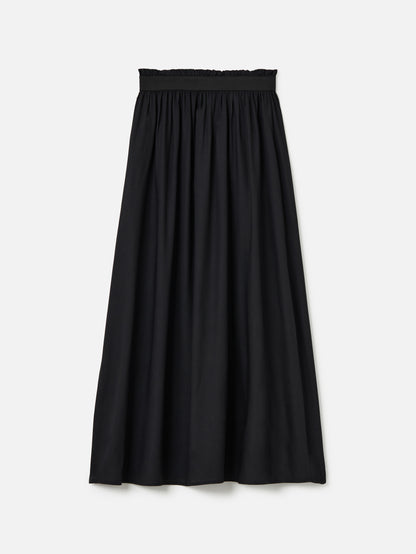 ONLY-Venedig Woven Maxi Skirt-Black