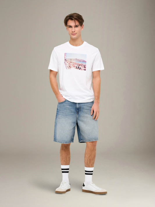 ONLY & SONS - Fade Denim Shorts - 