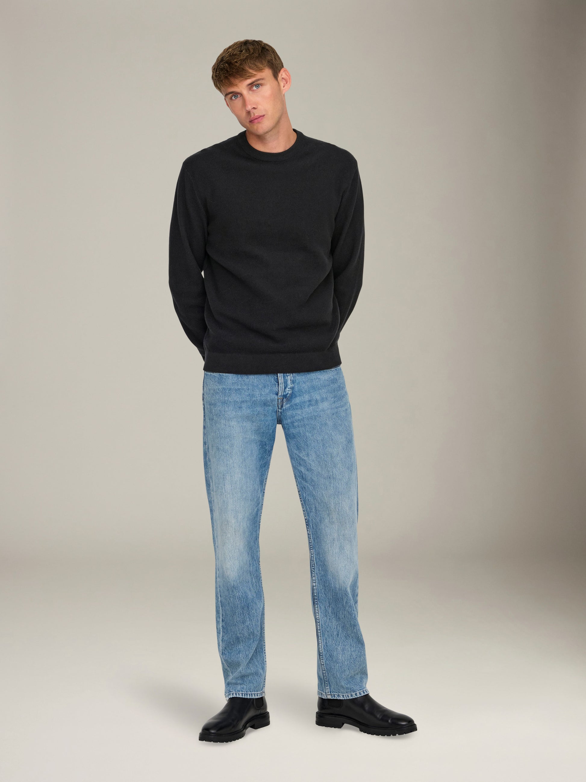ONLY & SONS - Tony Longsleeve Waffle Knit - 
