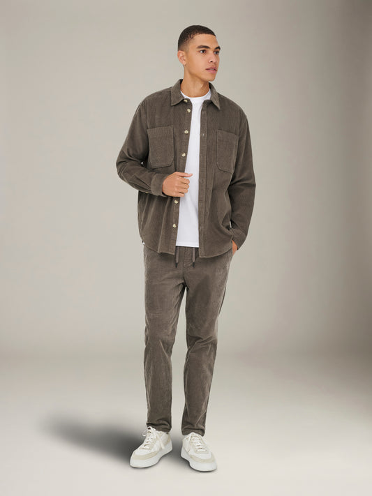 ONLY & SONS - Alp Washed Corduroy Longsleeve Shirt - 