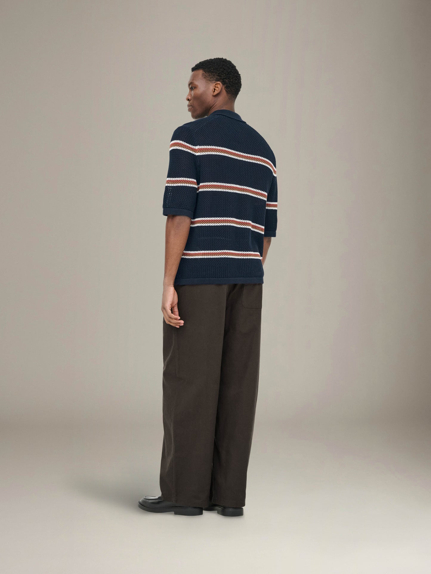 ONLY & SONS - Sejr Stripe Knit Polo - 