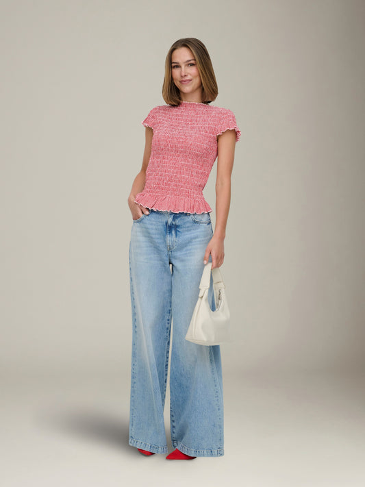 Celle Smock Boatneck Top