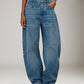 FREE PEOPLE - Good Luck Barrel Jeans - Ultra Light Beam - 