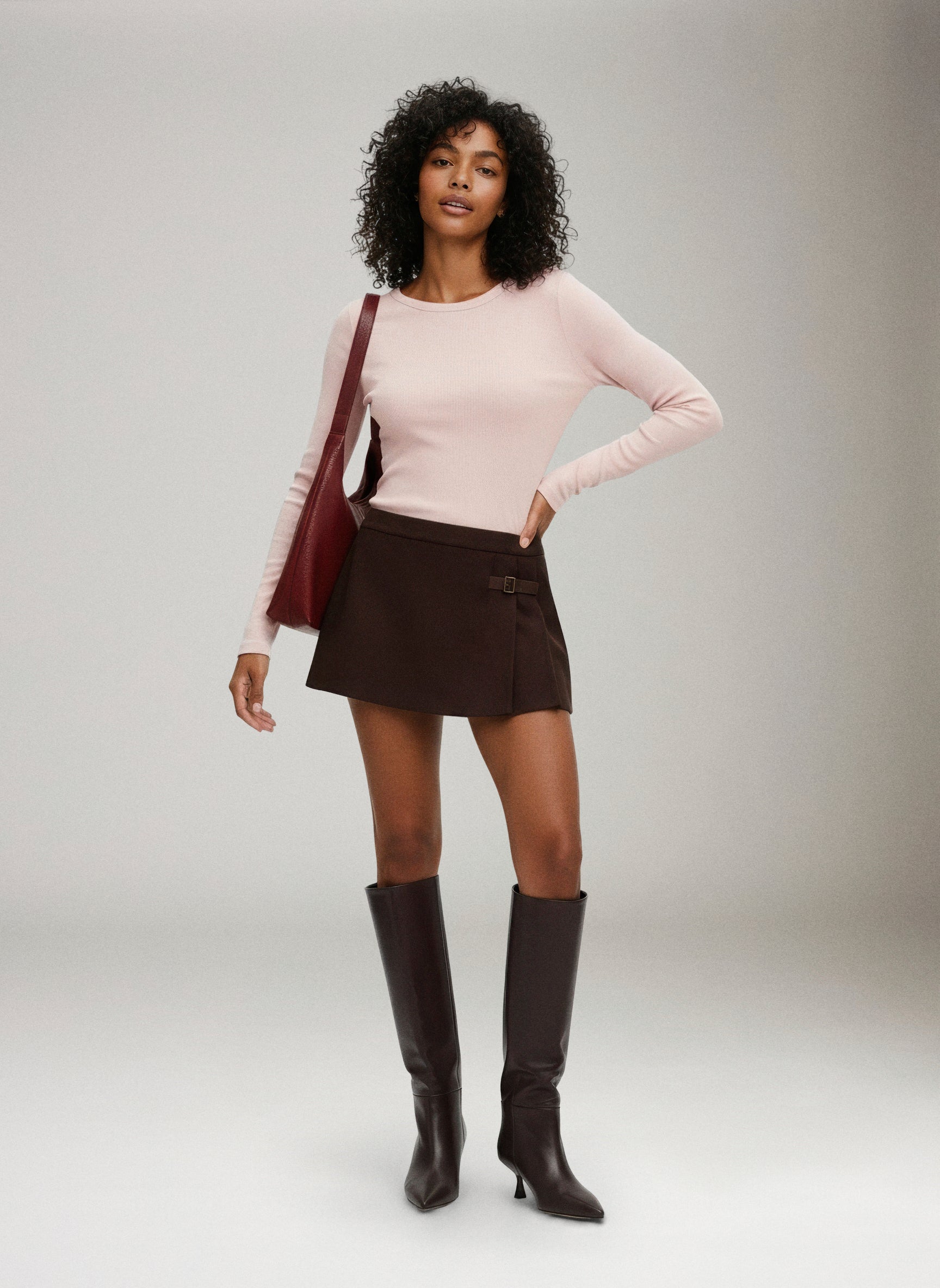 JJXX - Freya Rib Long Sleeve T-Shirt - 
