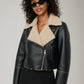 ONLY - Dora Bonded Short Biker Jacket - 