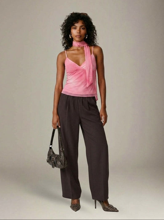 JJXX - Elvira Mesh Tank and Scarf - Fiji Flower Blur Flower
