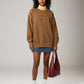 Sunflower Embroidery Sweatshirt