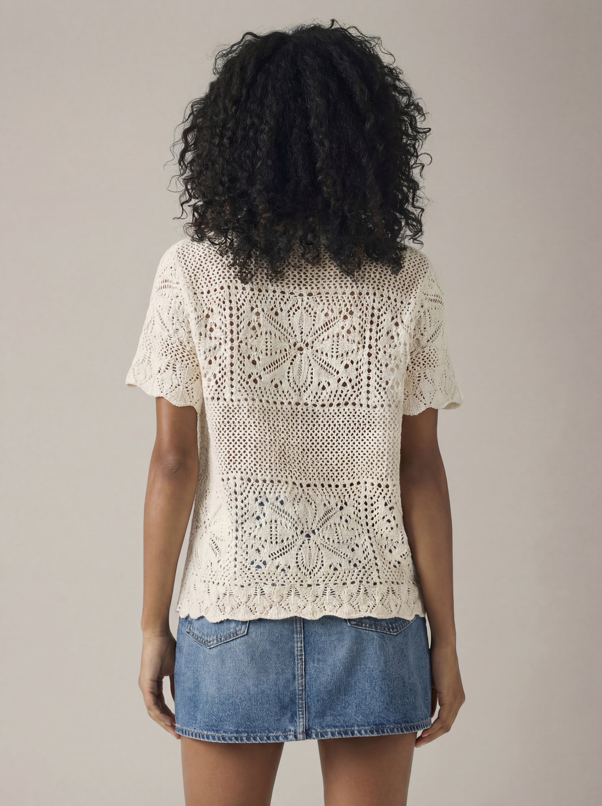LEVI'S - Susanna Floral Crochet Shirt - 