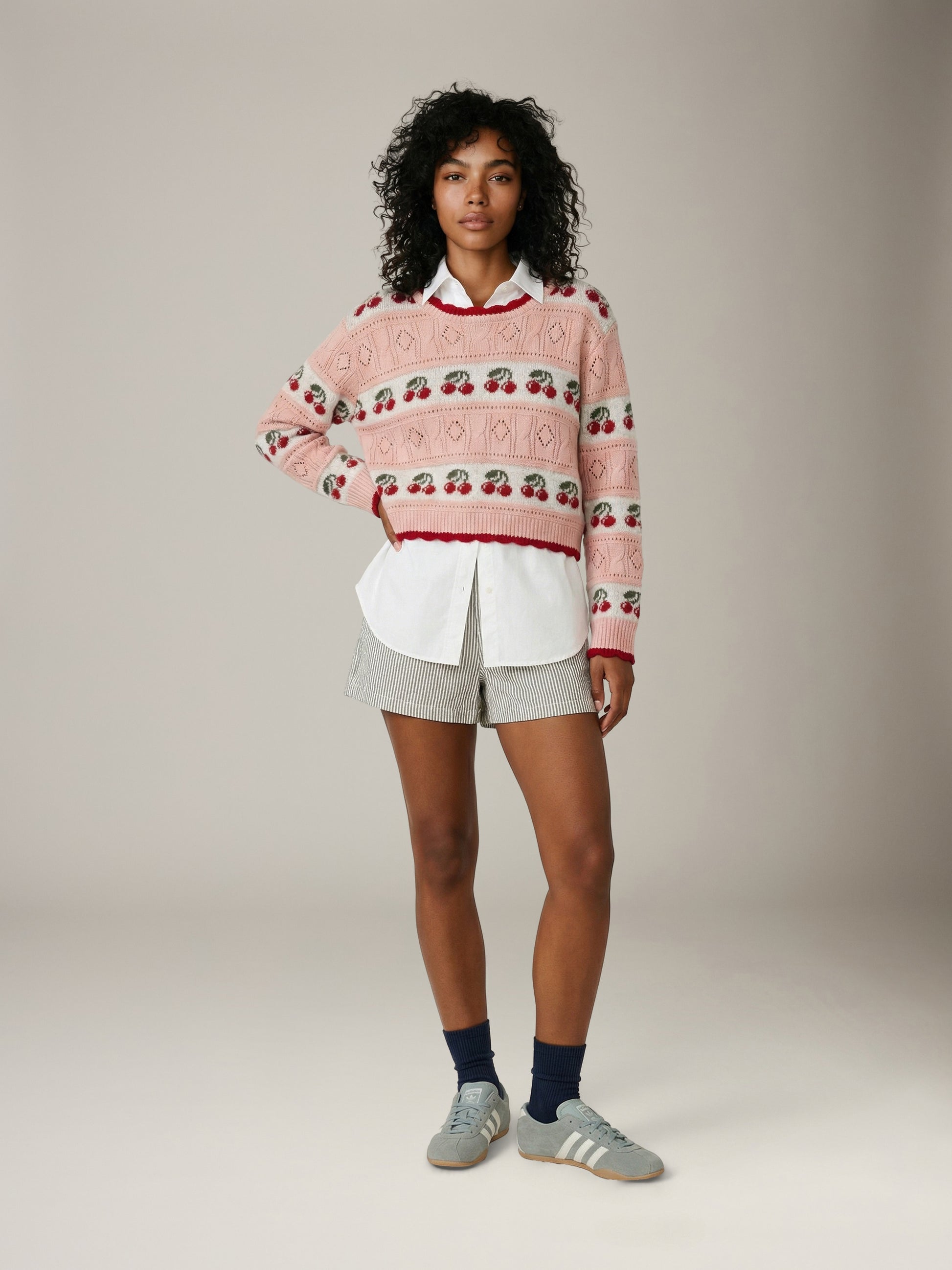 SADIE & SAGE - Cherry On Top Sweater - 
