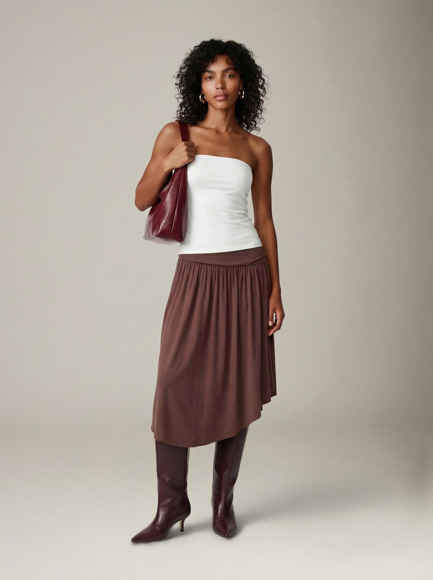 RD STYLE - Badia Second Skin Tube Top - White