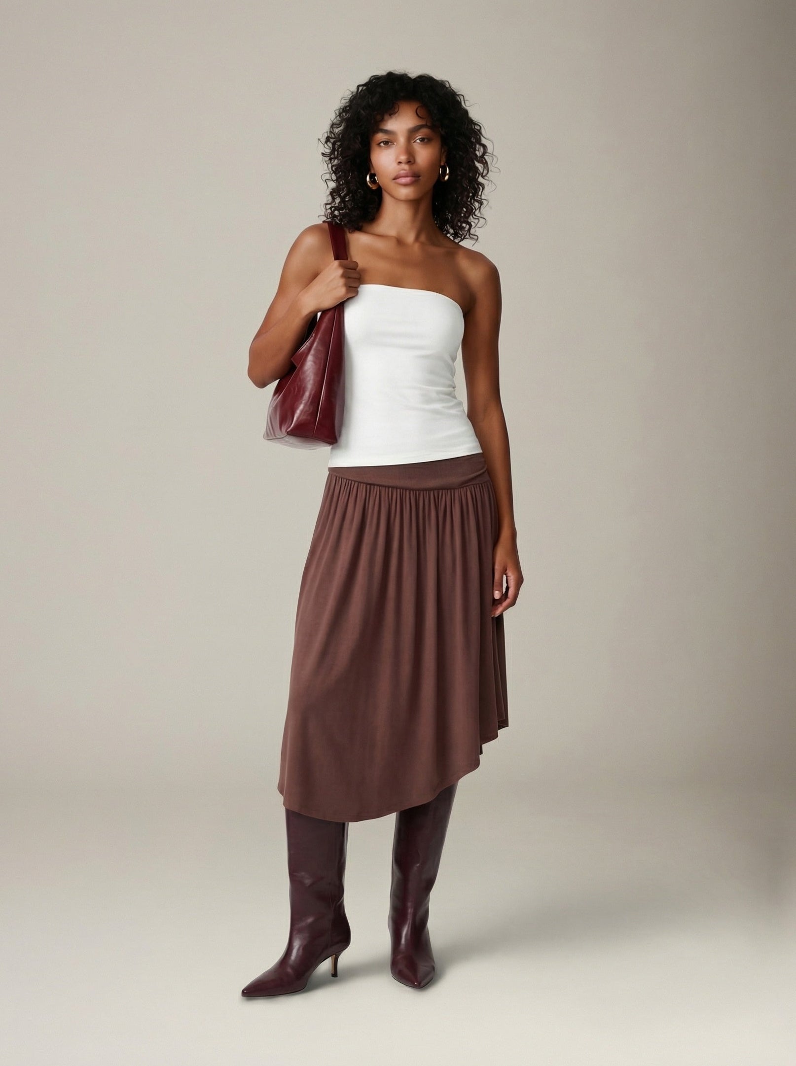 RD STYLE - Badia Second Skin Tube Top - White