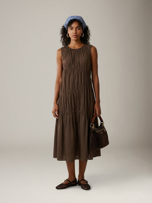 Asymmetrical Loose Maxi Dress