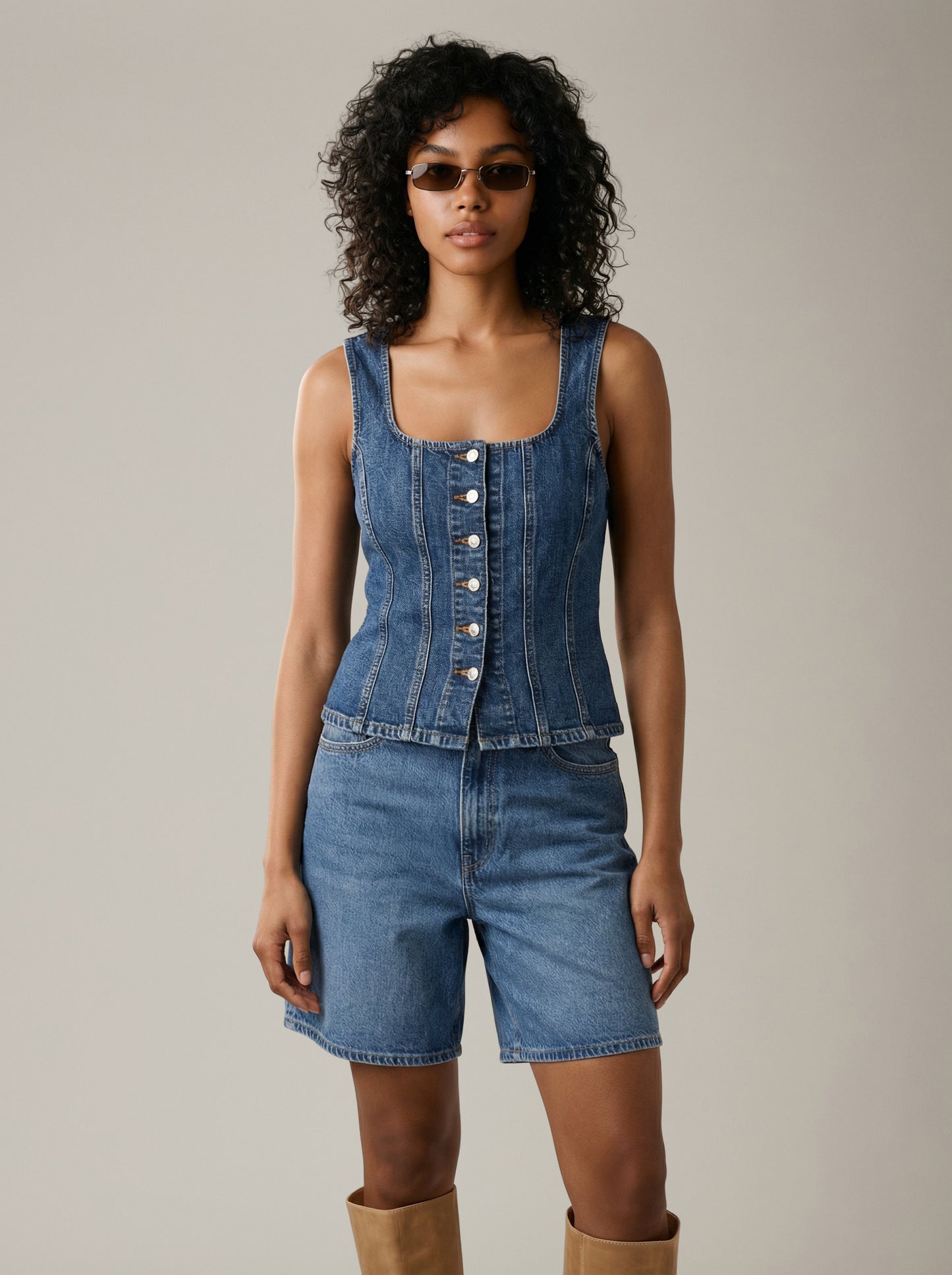 LEVI'S - Sculpted Denim Top - 
