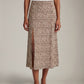 PROPAGANDA - Korane Printed High Slit Skirt - 