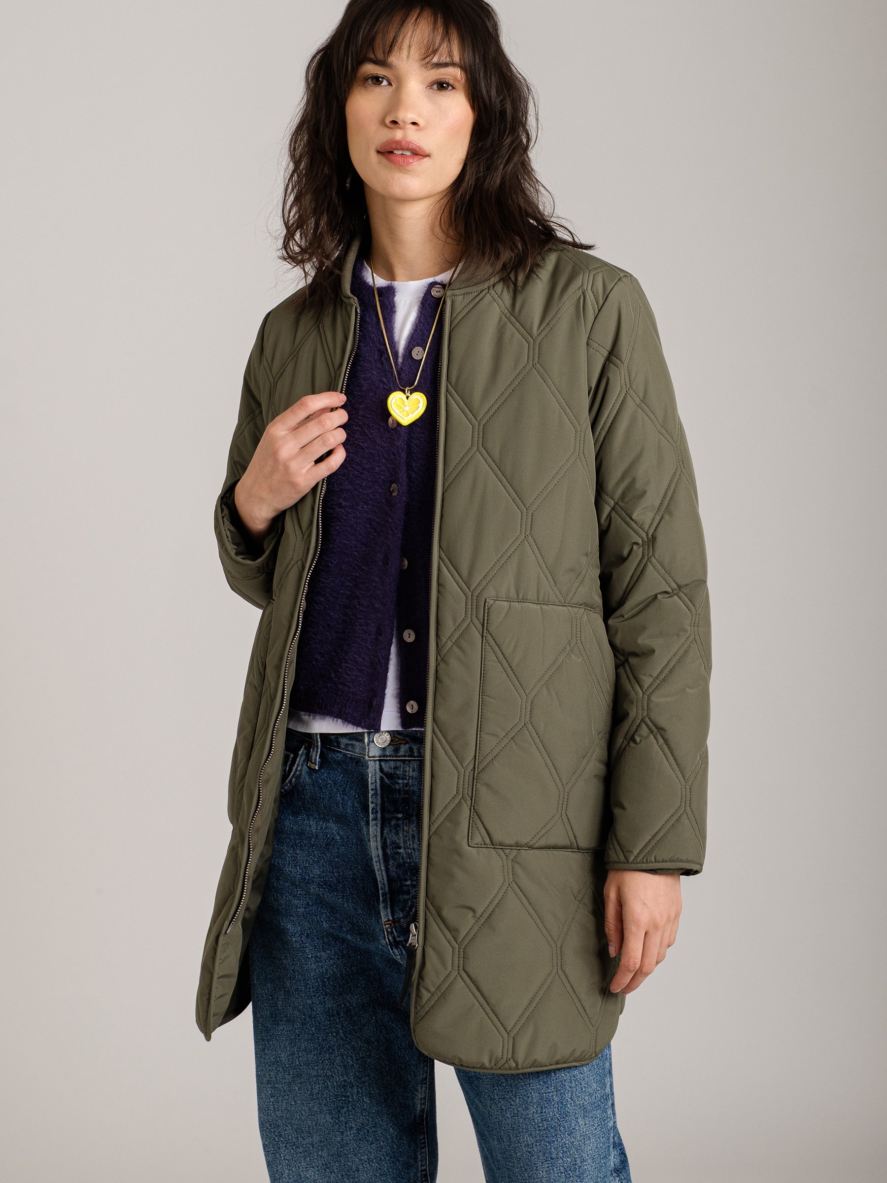 PGD - Jimmi Long Bomber Jacket - 