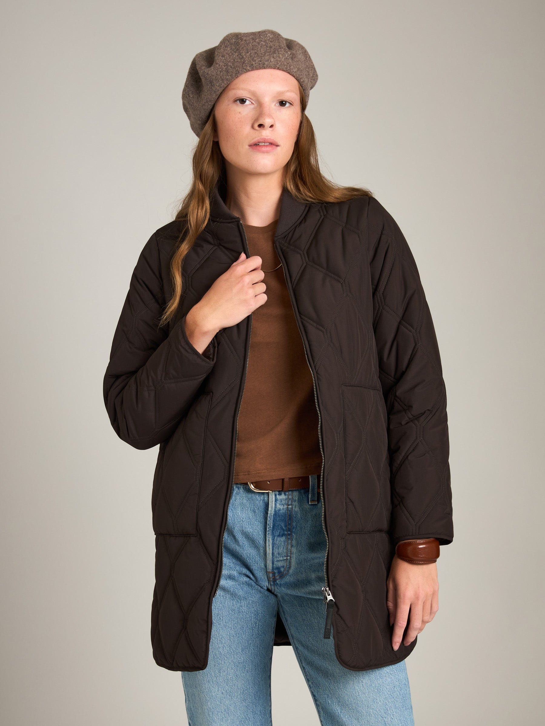PGD - Jimmi Long Bomber Jacket - 