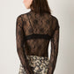 PROPAGANDA - Rachel Lace Mockneck Top - 
