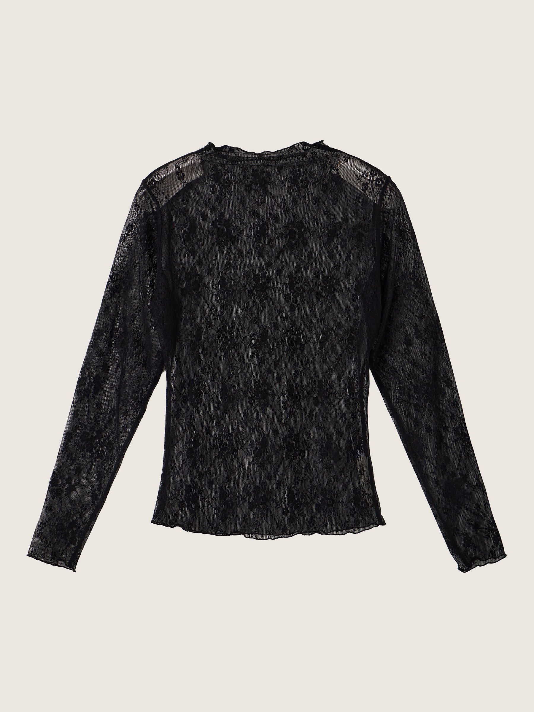 PROPAGANDA - Rachel Lace Mockneck Top - 