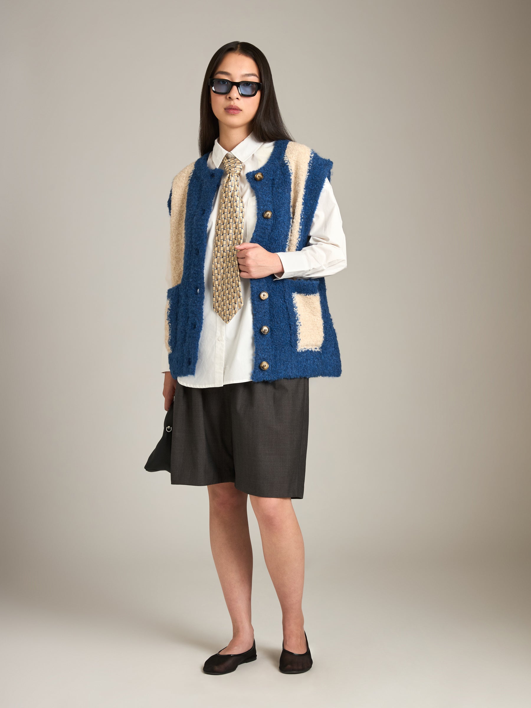 FRNCH - Shiba Knit Vest - 