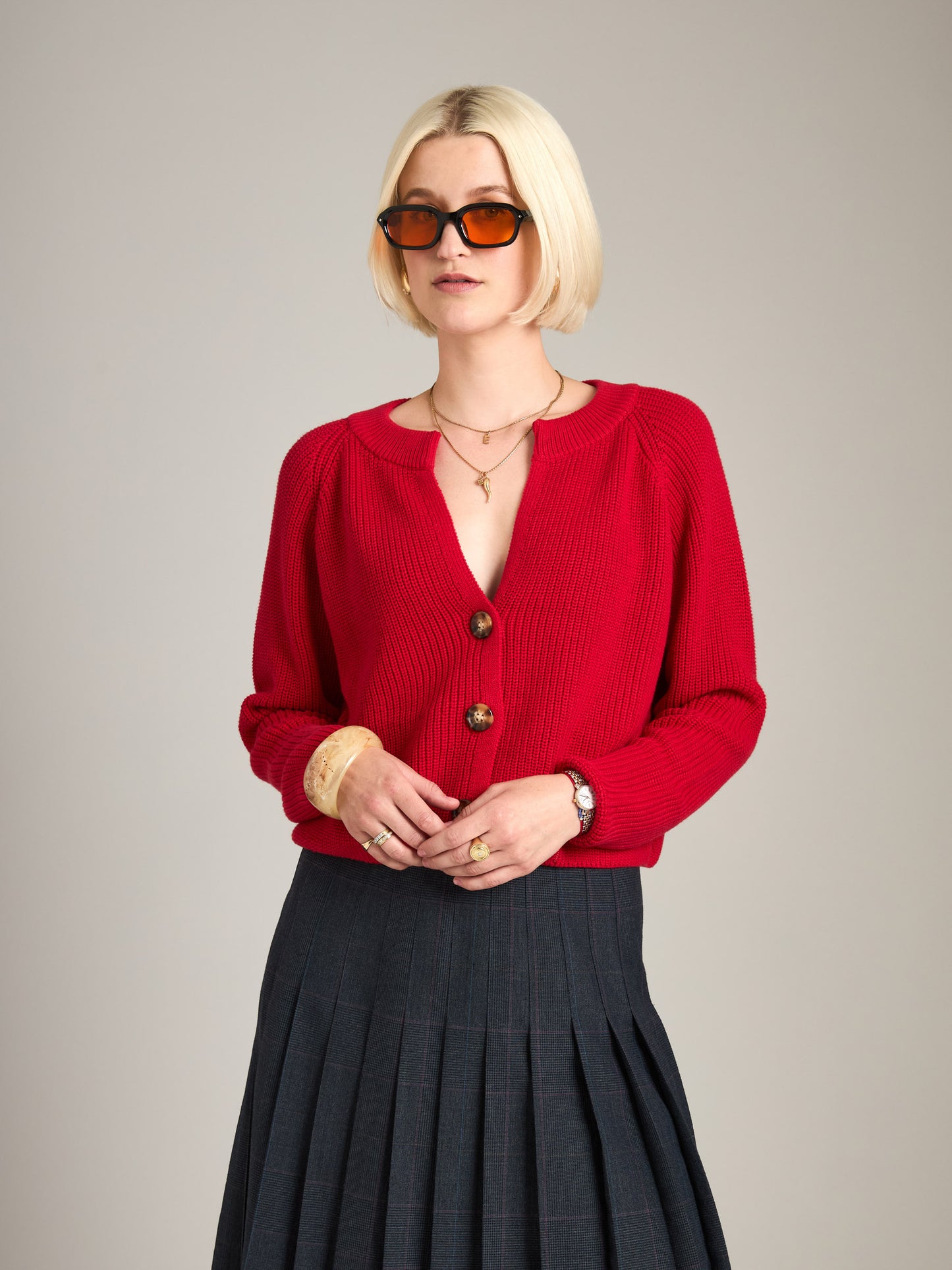 Laine Cropped Cardigan