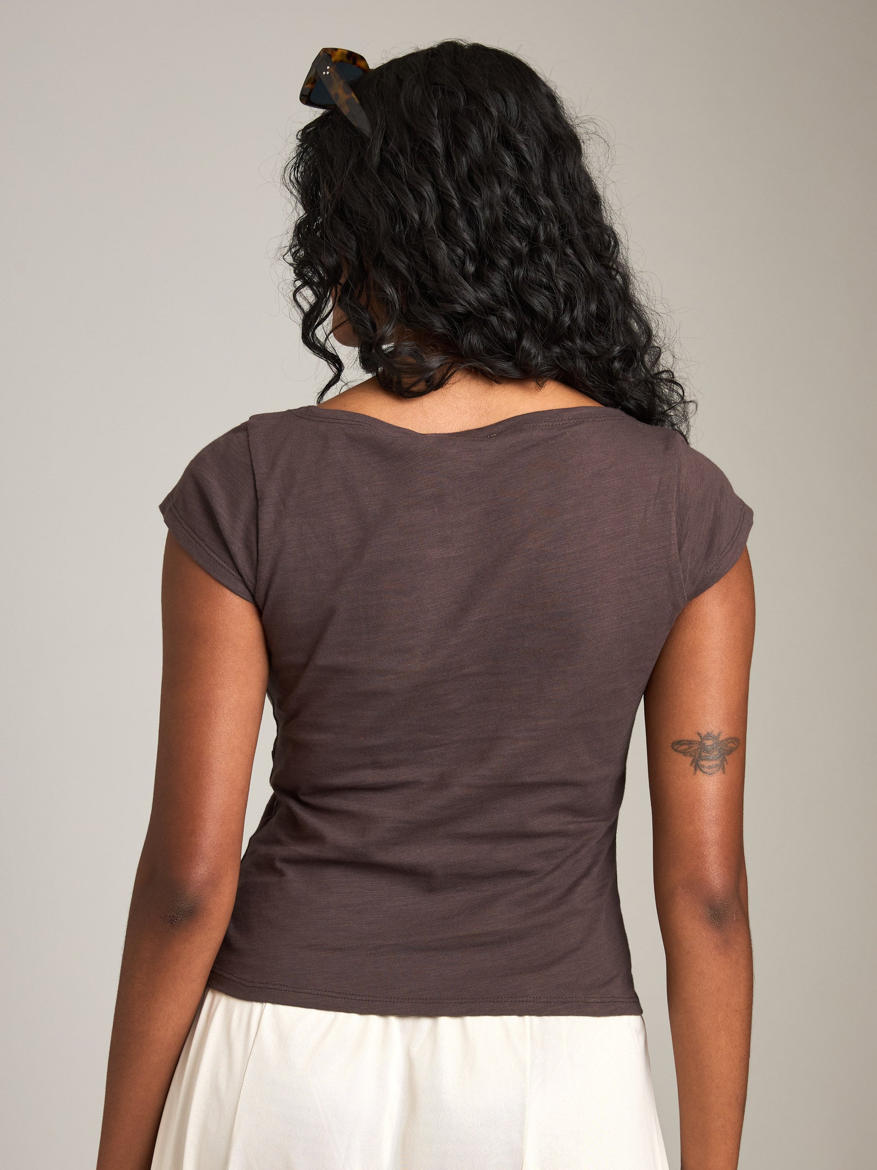 PROPAGANDA - Mimi Cap Sleeve Baby Tee - 