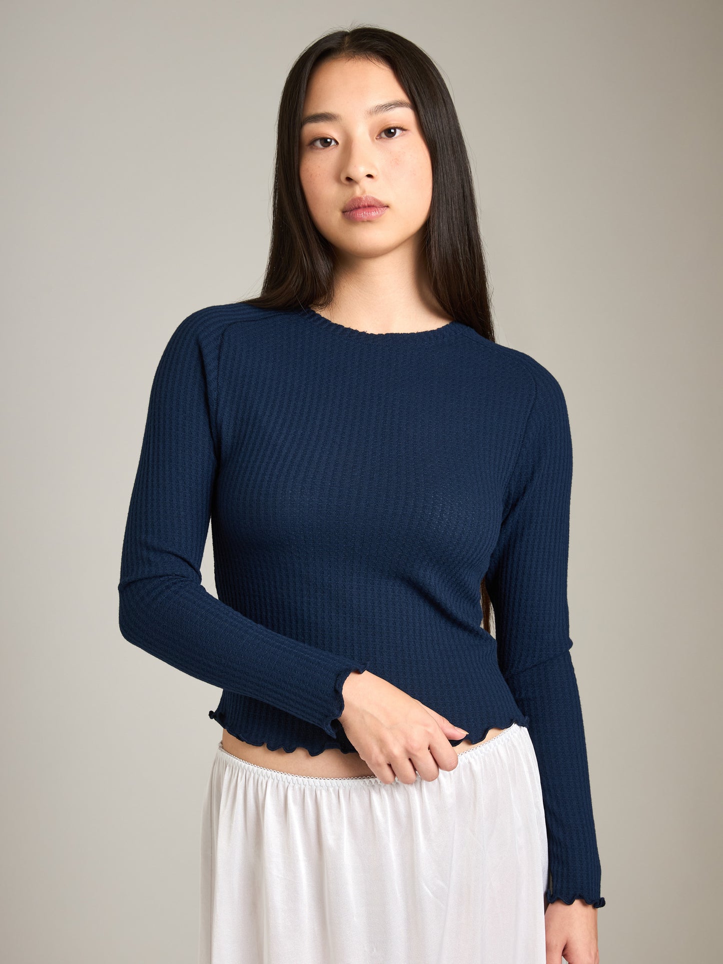 Mindy Lettuce Edge Top