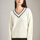 PROPAGANDA - Paxton V-Neck Pullover Sweater - 