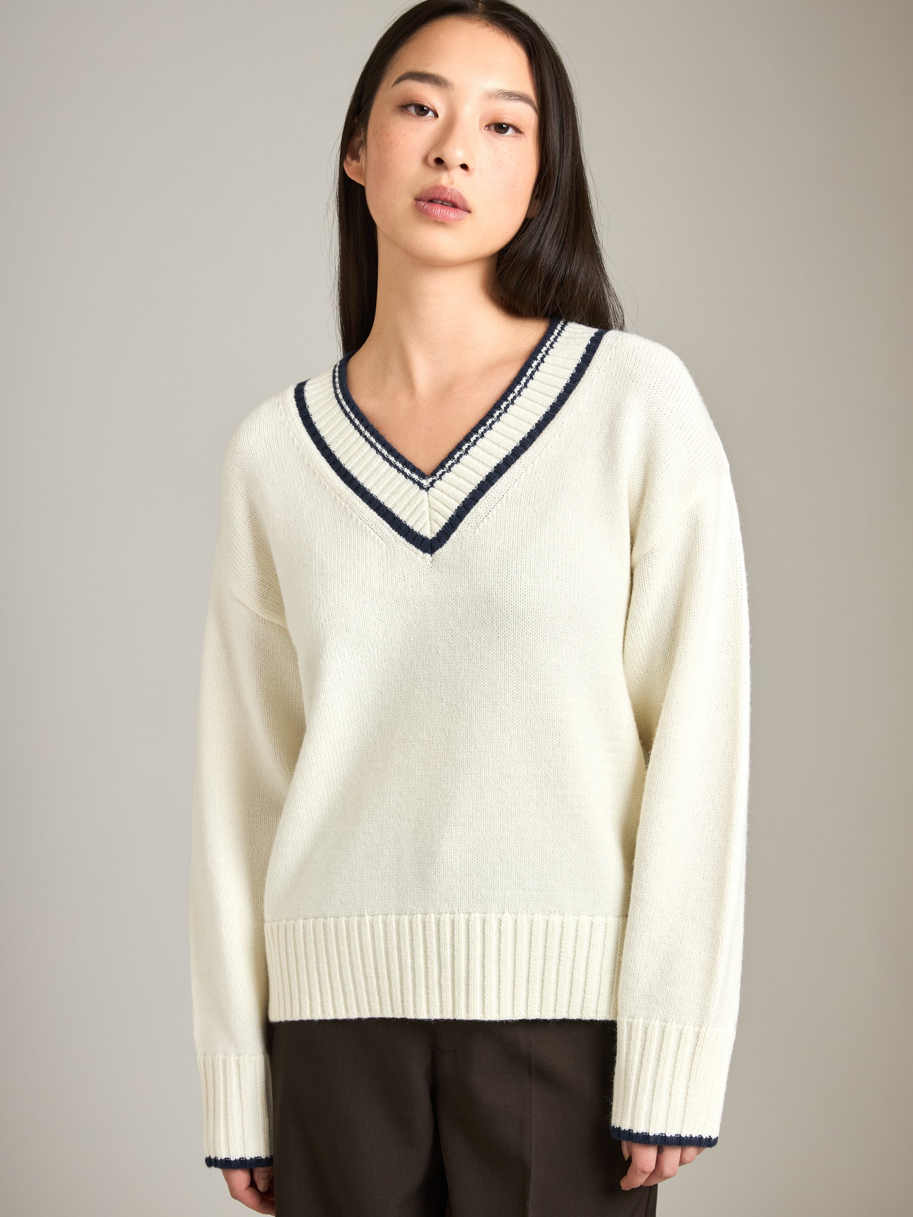 PROPAGANDA - Paxton V-Neck Pullover Sweater - 