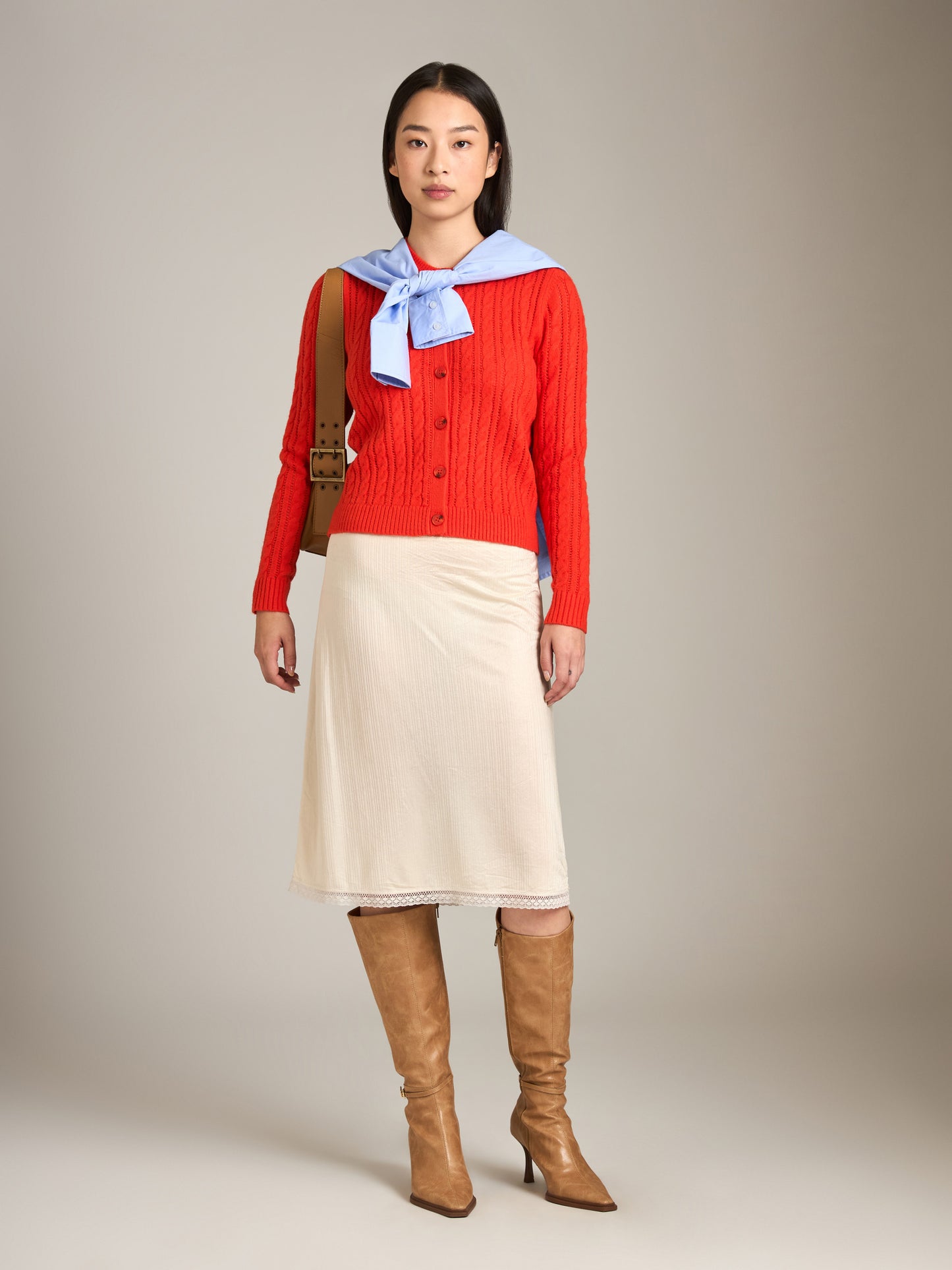 Yumi Pointelle Cardigan