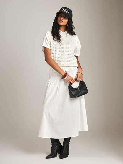 PROPAGANDA - Casca Vest - White Cream