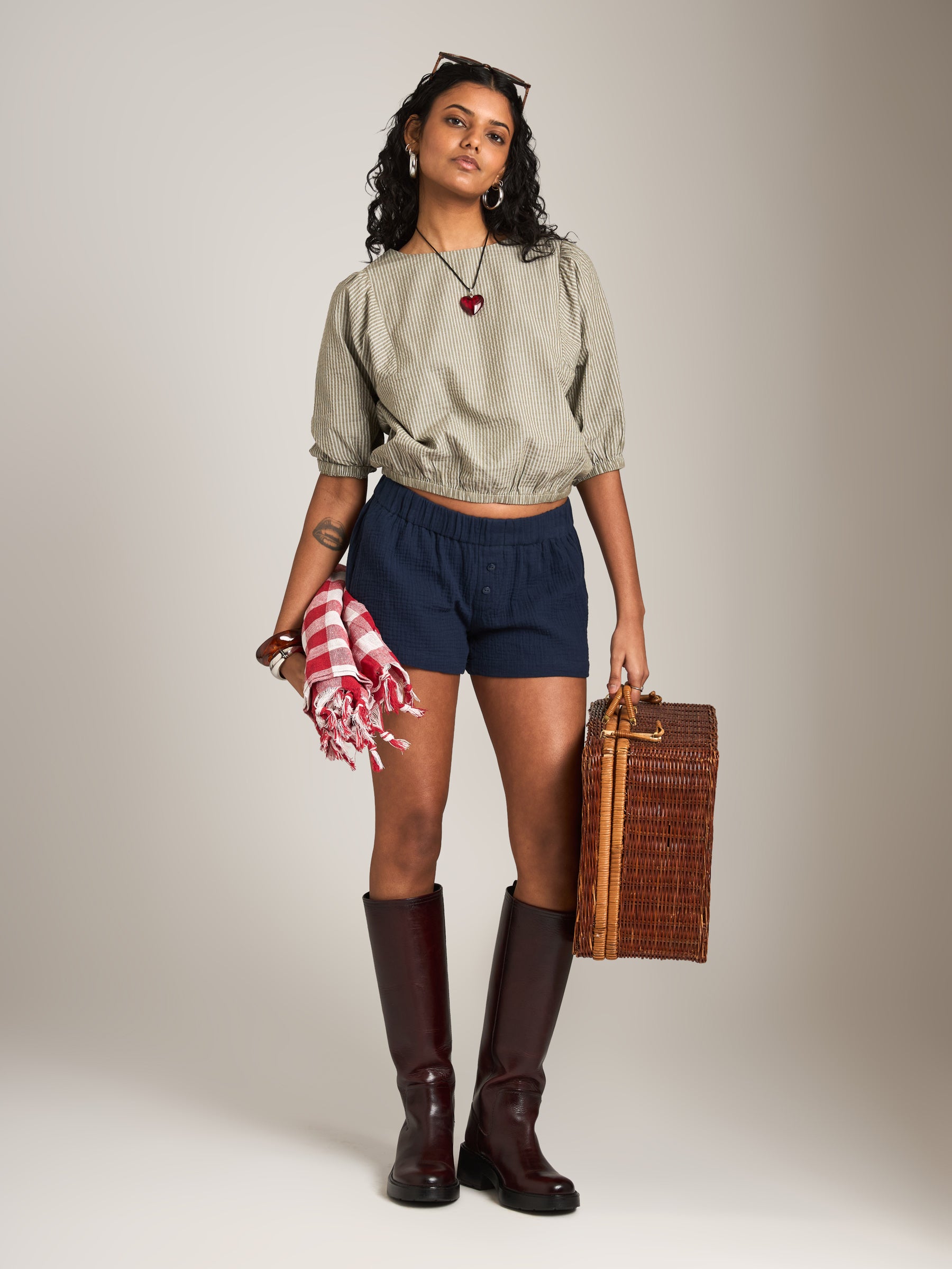 PROPAGANDA - Honey Boxer Shorts - Navy Ink