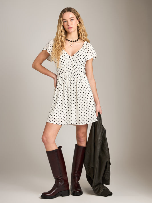 PROPAGANDA - Laila Twist Mini Dress - Dots