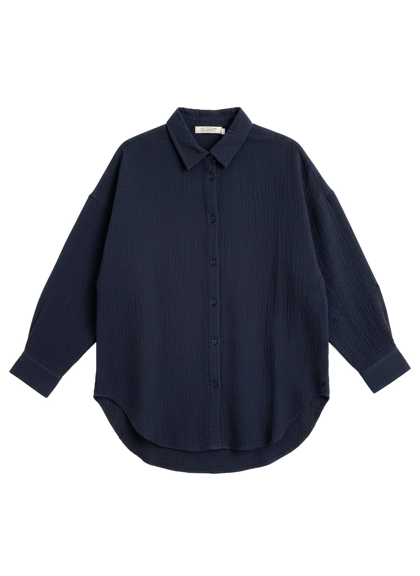 PROPAGANDA - Lee Relaxed Shirt - Navy Ink