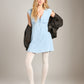 PROPAGANDA - Liana Mini Tie Dress - Baby Blue