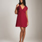 PROPAGANDA - Liana Mini Tie Dress - Cranberry