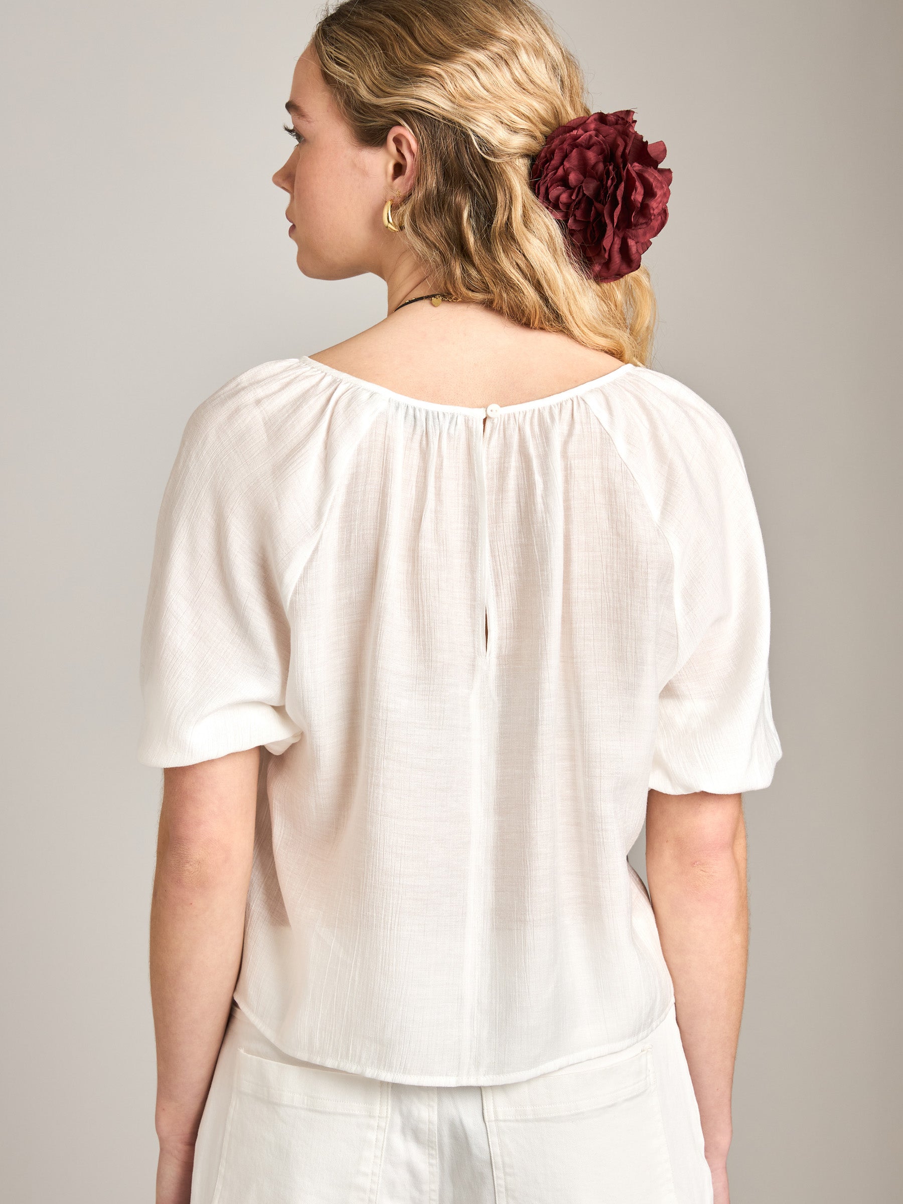 PROPAGANDA - Melinda Gathered Top - 