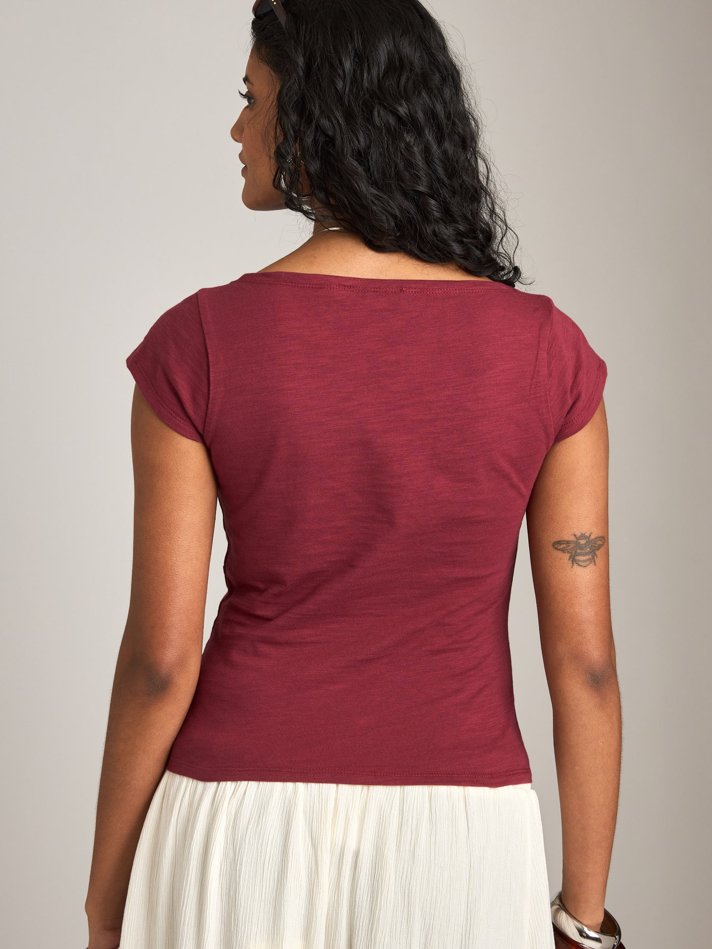 PROPAGANDA - Mimi Cap Sleeve Baby Tee - 