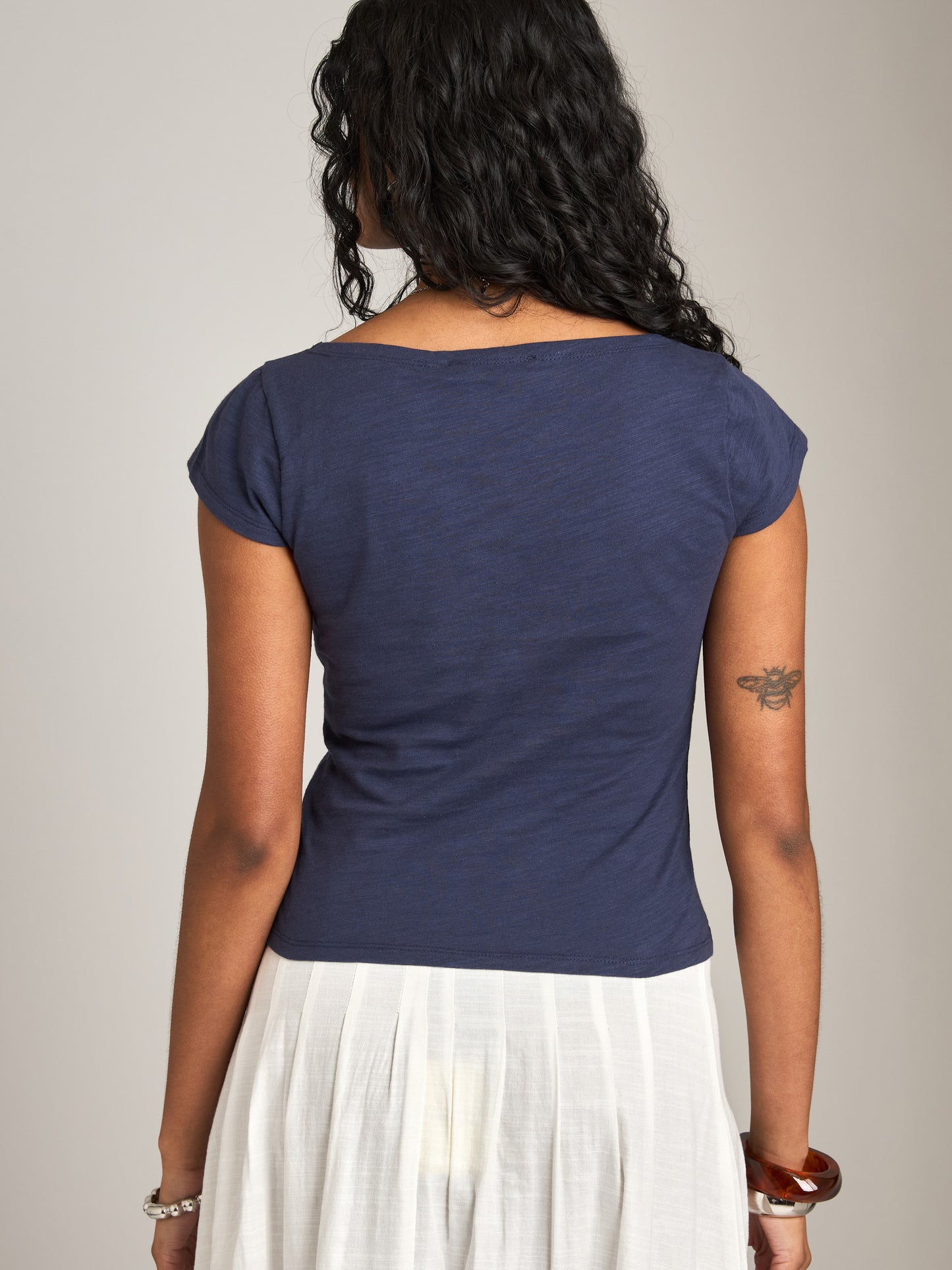 PROPAGANDA - Mimi Cap Sleeve Baby Tee - 