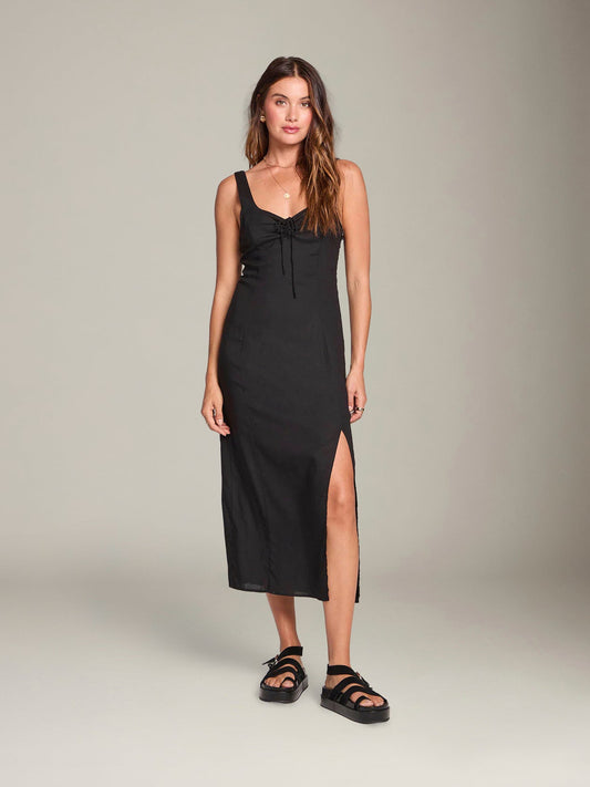 Woven Tank Midi Dress