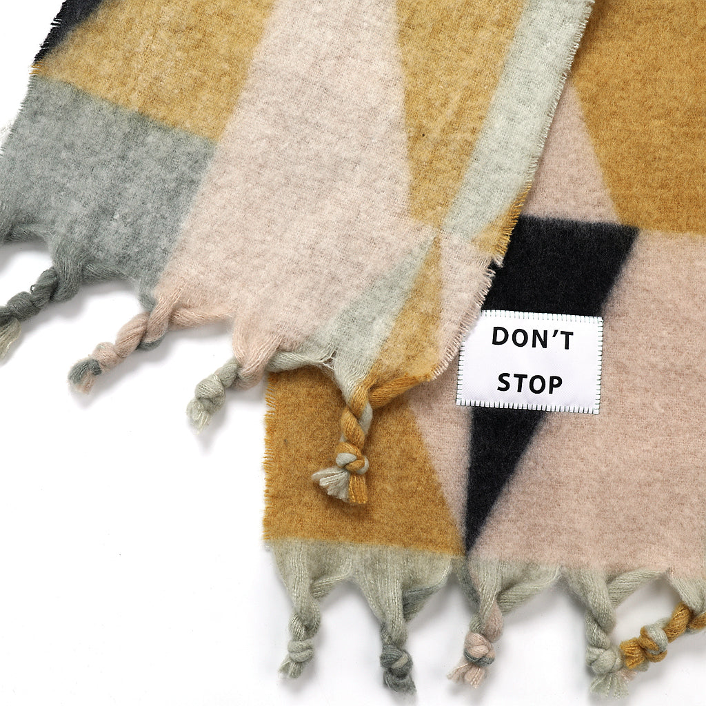 Geo Maxi Scarf - Don't Stop