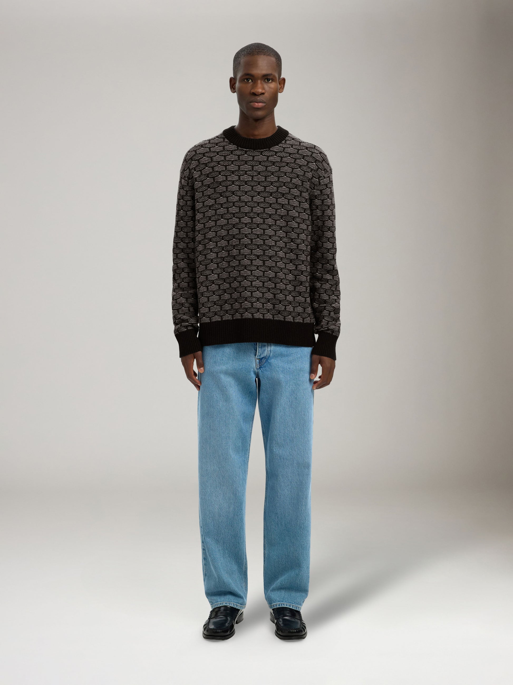 SELECTED - Keith Relaxed Crewneck Sweater - 