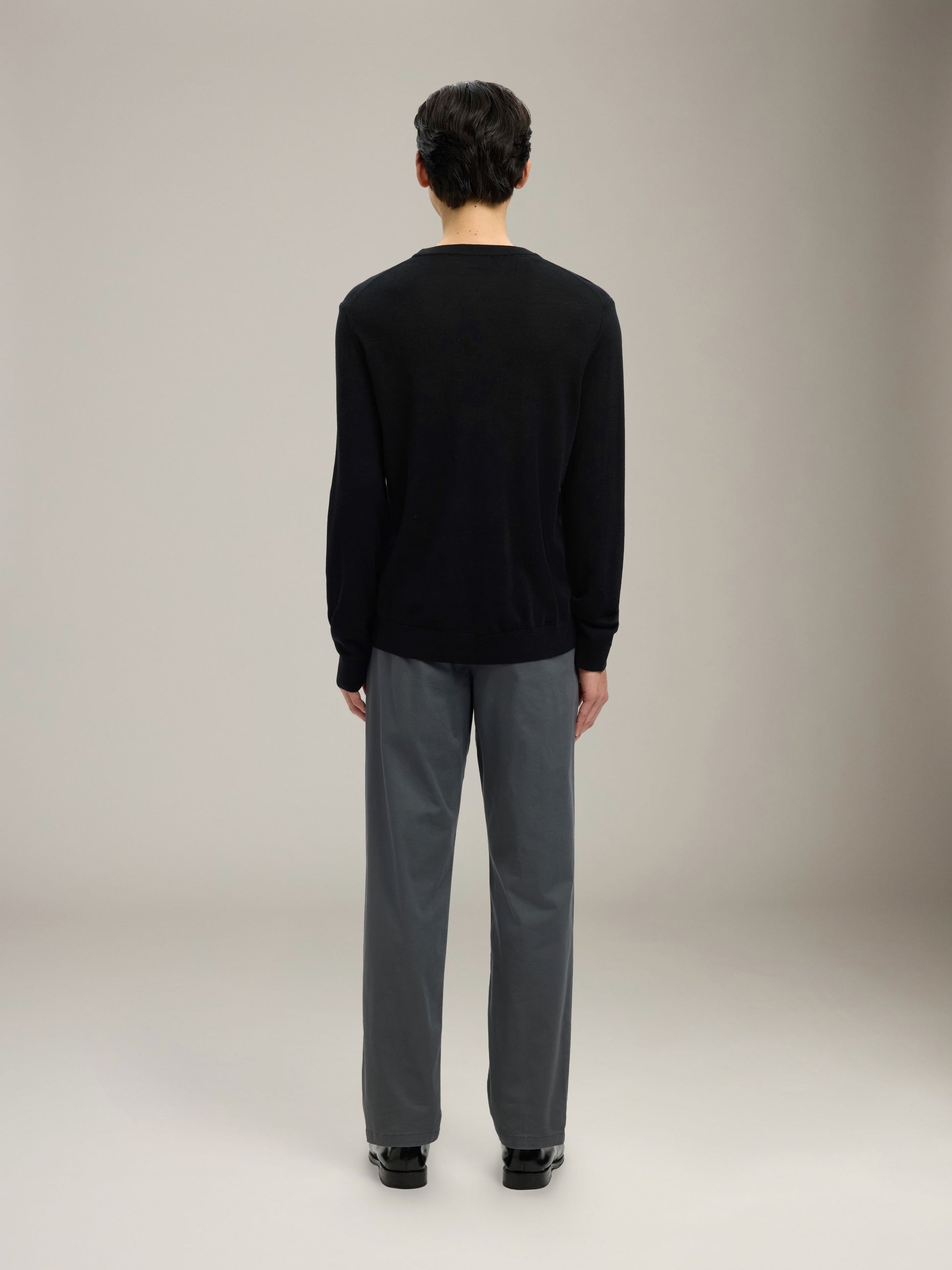 SELECTED - Tray Merino Crewneck Sweater - 