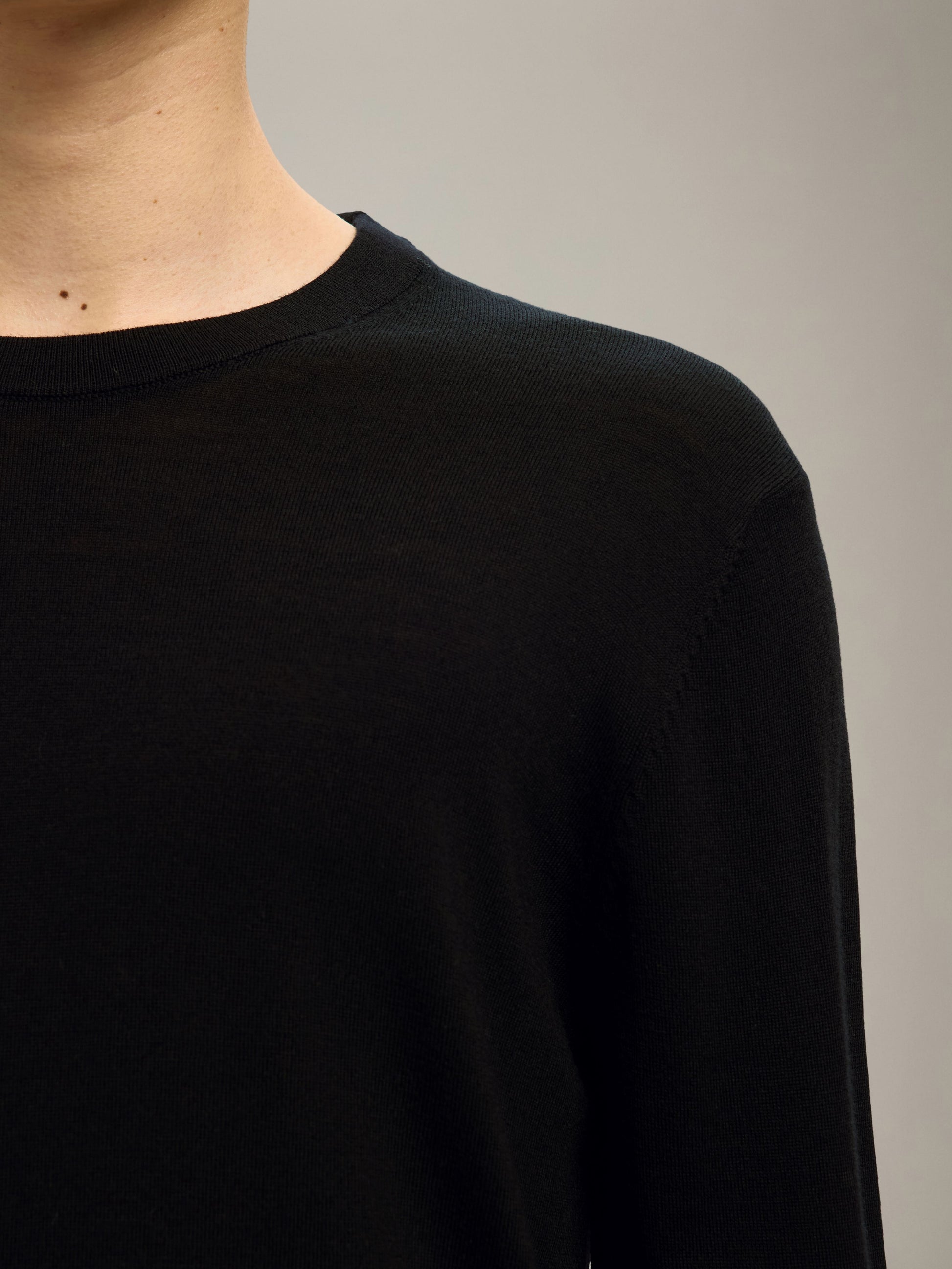 SELECTED - Tray Merino Crewneck Sweater - 