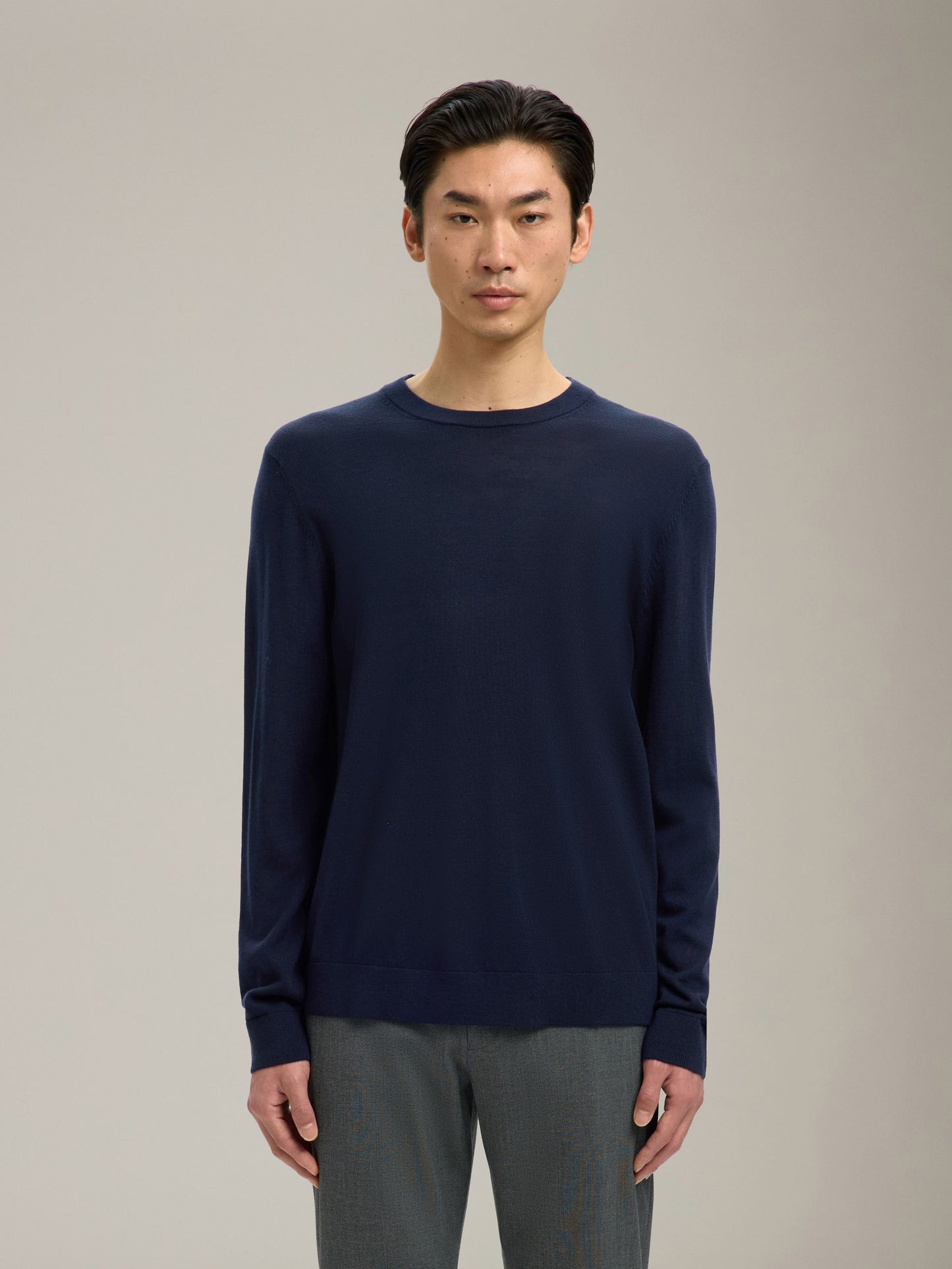 SELECTED - Tray Merino Crewneck Sweater - 
