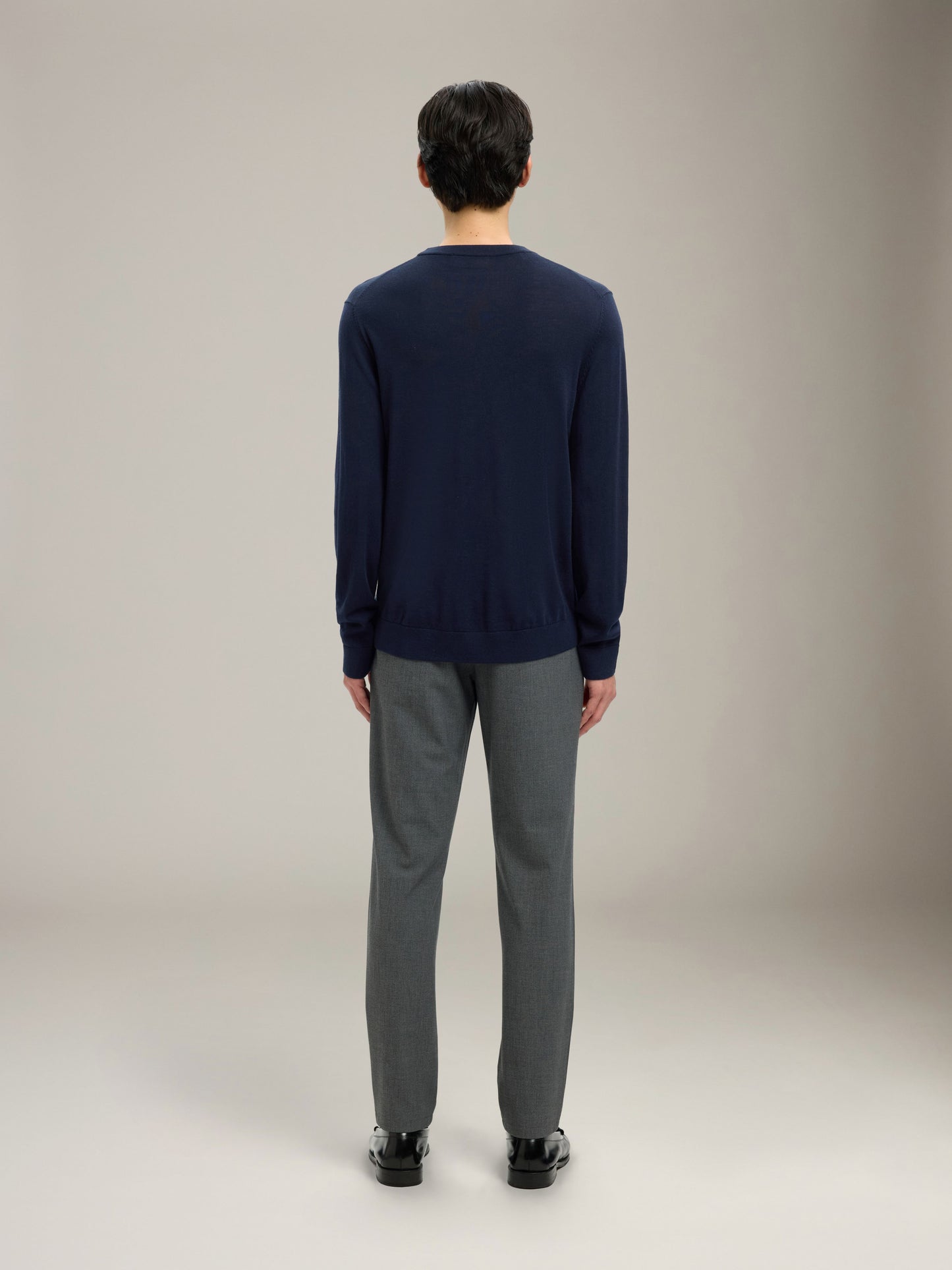 SELECTED - Tray Merino Crewneck Sweater - 
